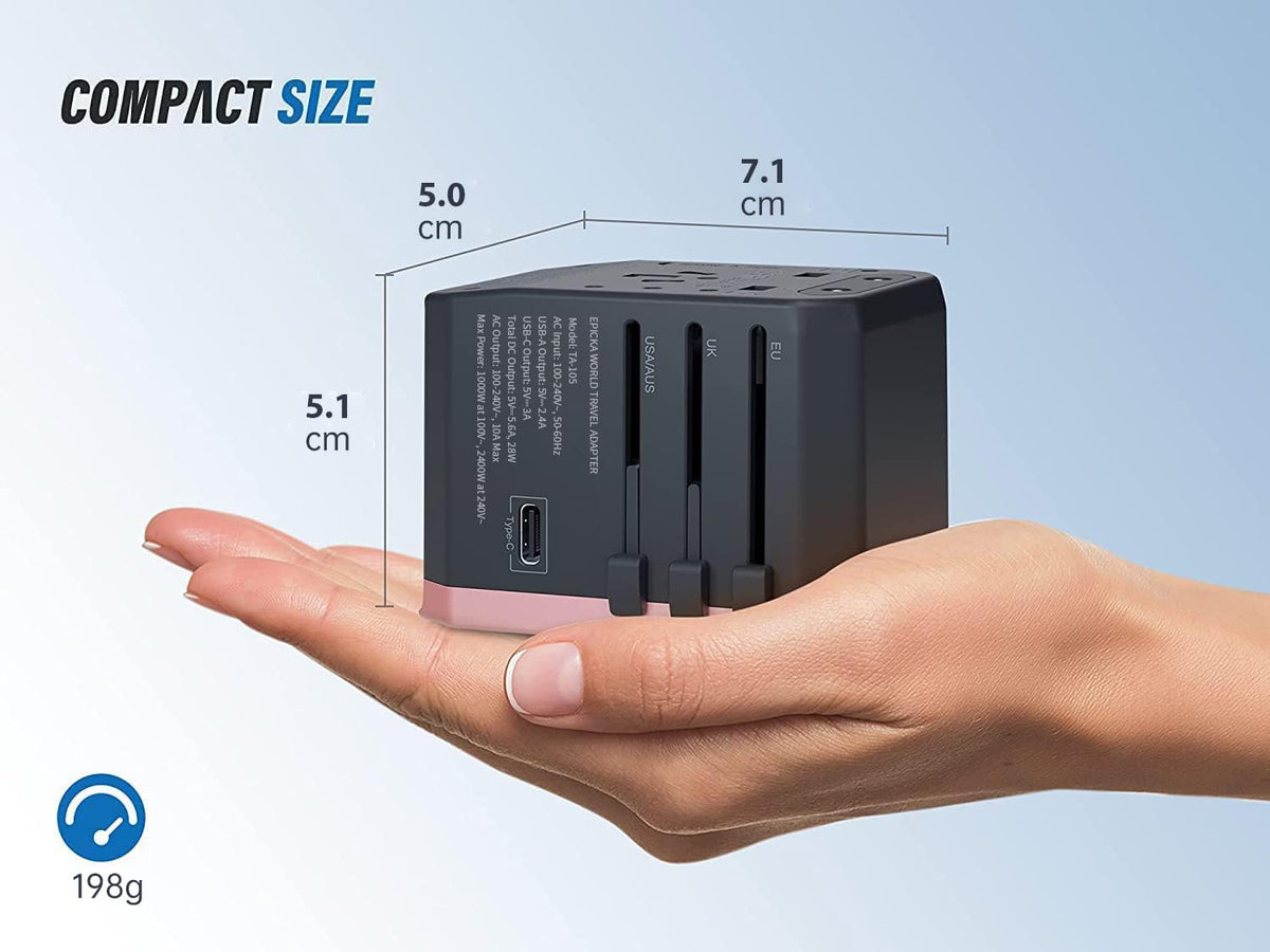 EPICKA TA-105 compact design makes packing easier.