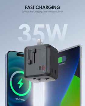 EPICKA TA-205 USB-C PD 35W port delivers fast charging for tablets and phones
