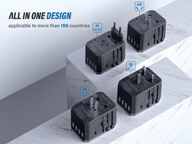 EPICKA TA-105 four USB-A ports support simultaneous charging during travel
