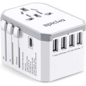 EPICKA TA-105 universal travel adapter plug for Europe and beyond, reliable power.
