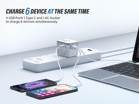 EPICKA TA-105 USB-C port for fast device charging on the go.
