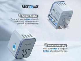 EPICKA USB-C port ready for fast charging of devices.