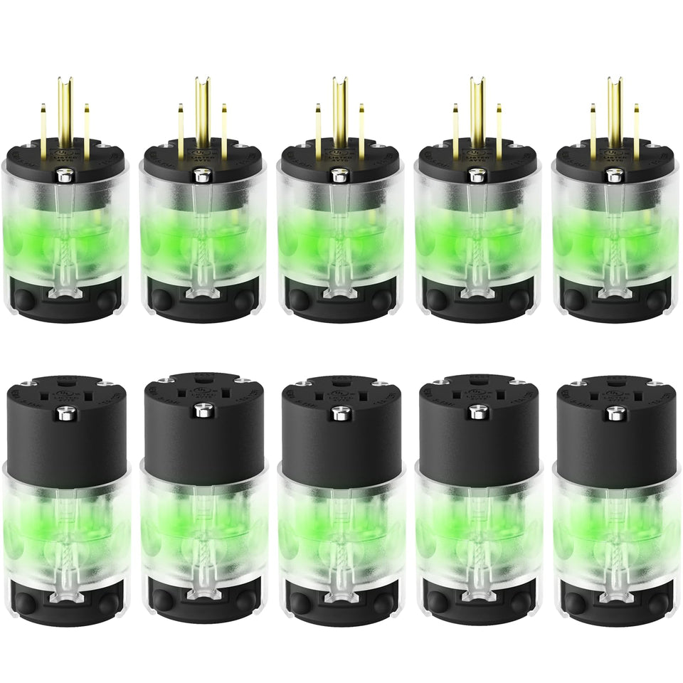 EPLESFTON 5-set lighted ends pack for versatile outlet repairs.