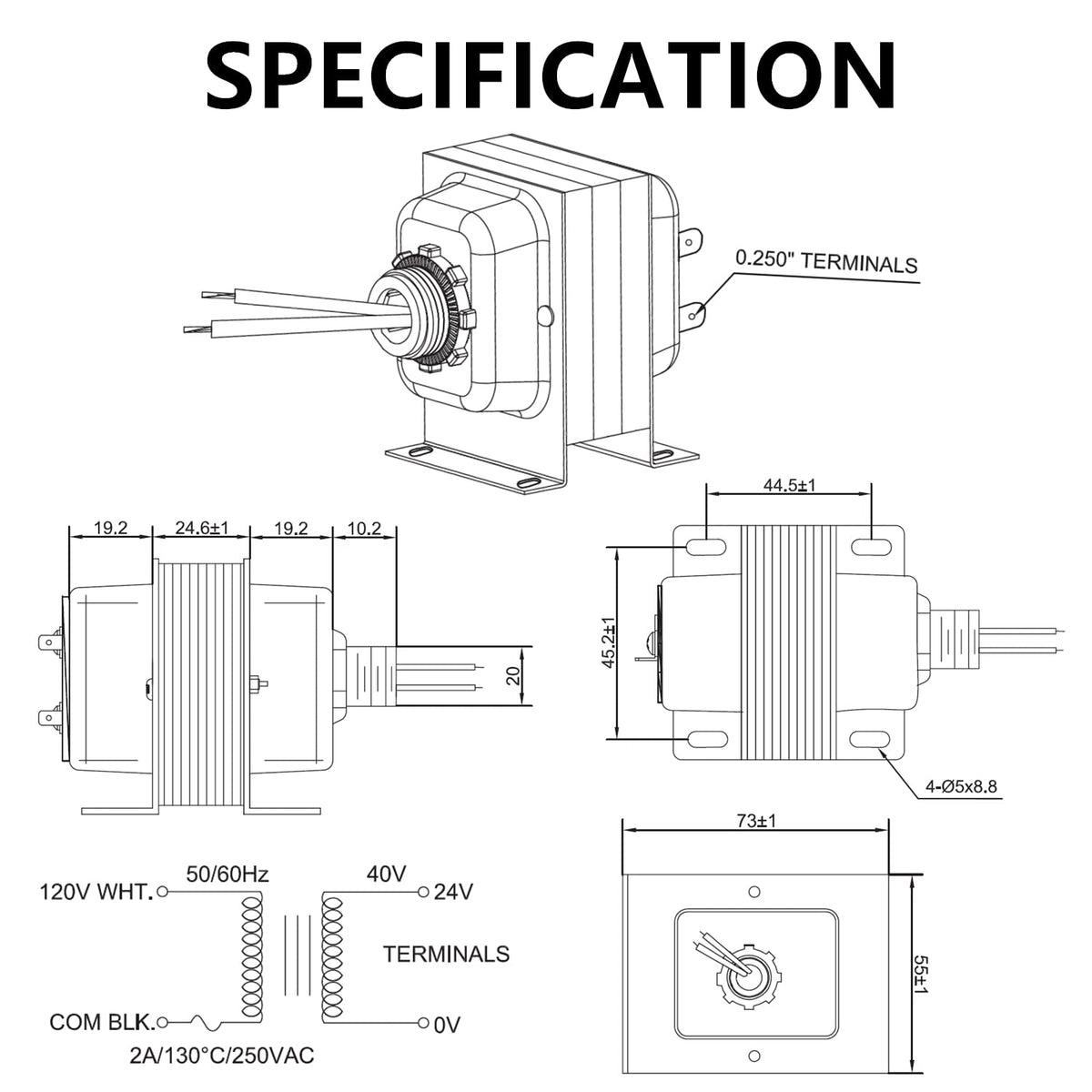 UL-certified EPLZON power supply ensures reliable operation.