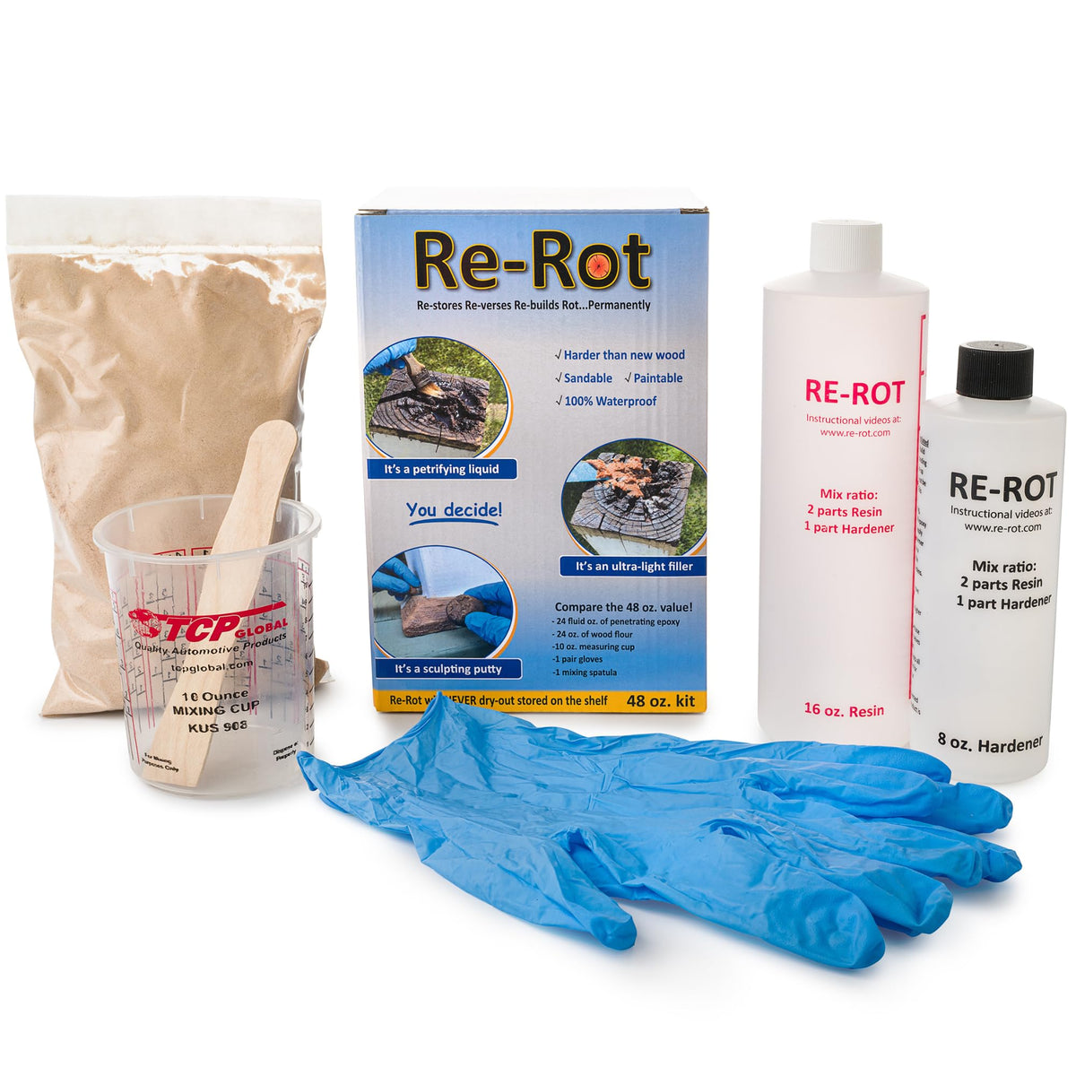 Epox-Sci Re-Rot kit overview for complete wood rot repair and restoration