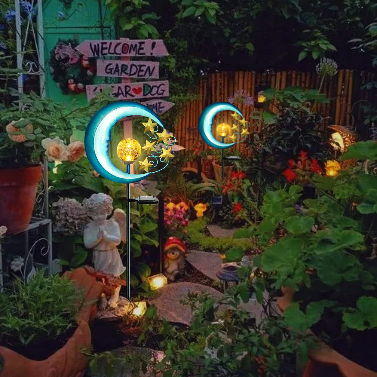 EPROSMIN Easy-install solar pathway light requires no tools.