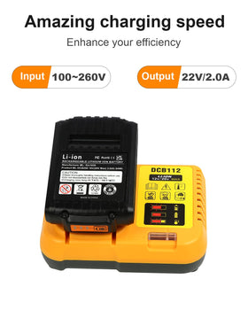 Epveyement 4-LED indicator on battery shows charge level and status