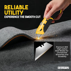 EQUIPTZ 3-step blade depth slider enables controlled cuts