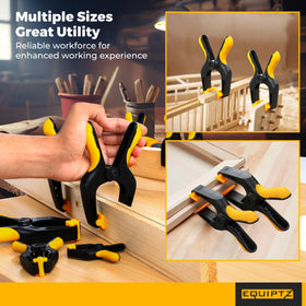 EquipTZ Spring Clamps manganese steel spring ensures durable clamping performance