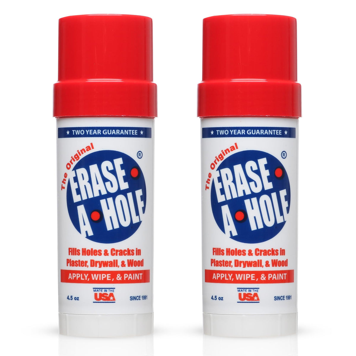 Erase-A-Hole applied to a hole for quick repair