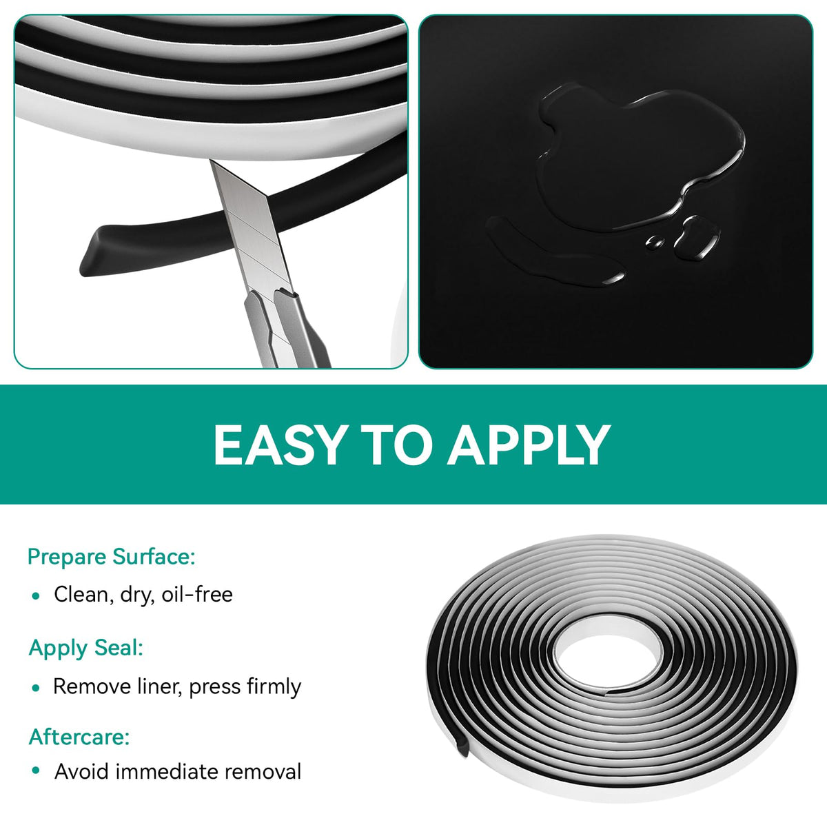 ERETOW butyl rope seals automotive and RV windshields and doors