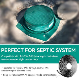 ERETOW butyl rope bonds to wood, metal, plastic, glass, and concrete for versatile sealing