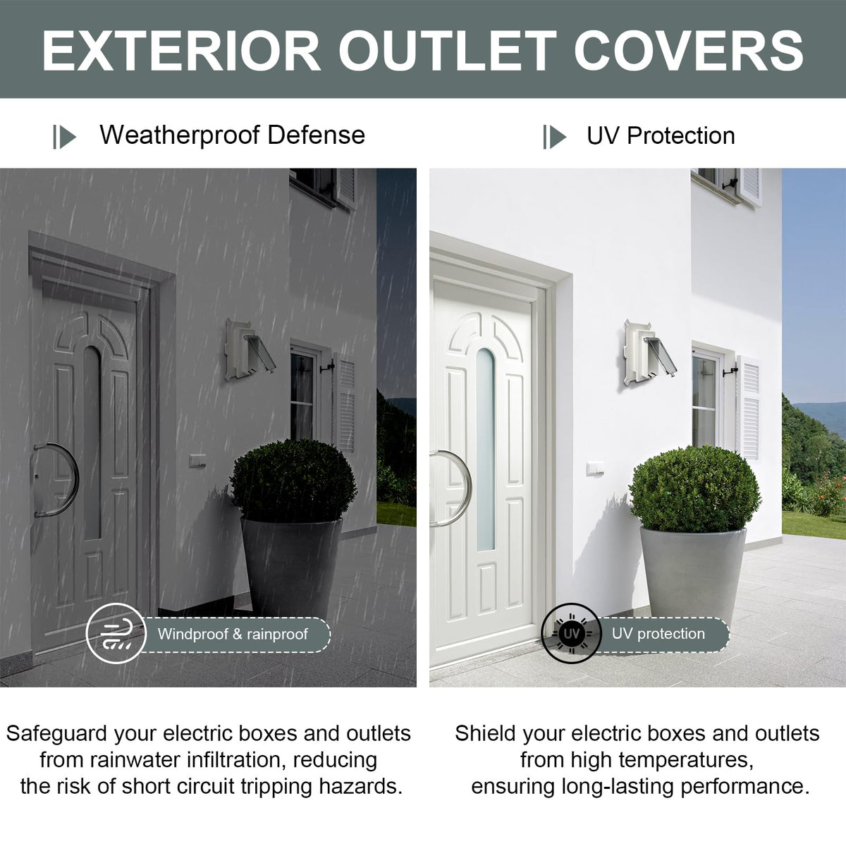 ERETOW DBVC-1 weatherproof PC material for outdoor durability