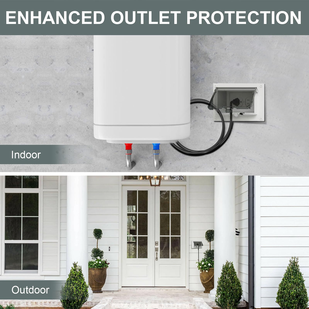 Easy snap-in install of the DBHC-1 cover saves time during outdoor upgrades