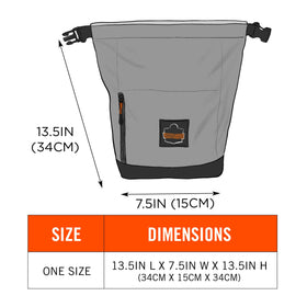 Lightweight 420D nylon shell protects gear while remaining portable.