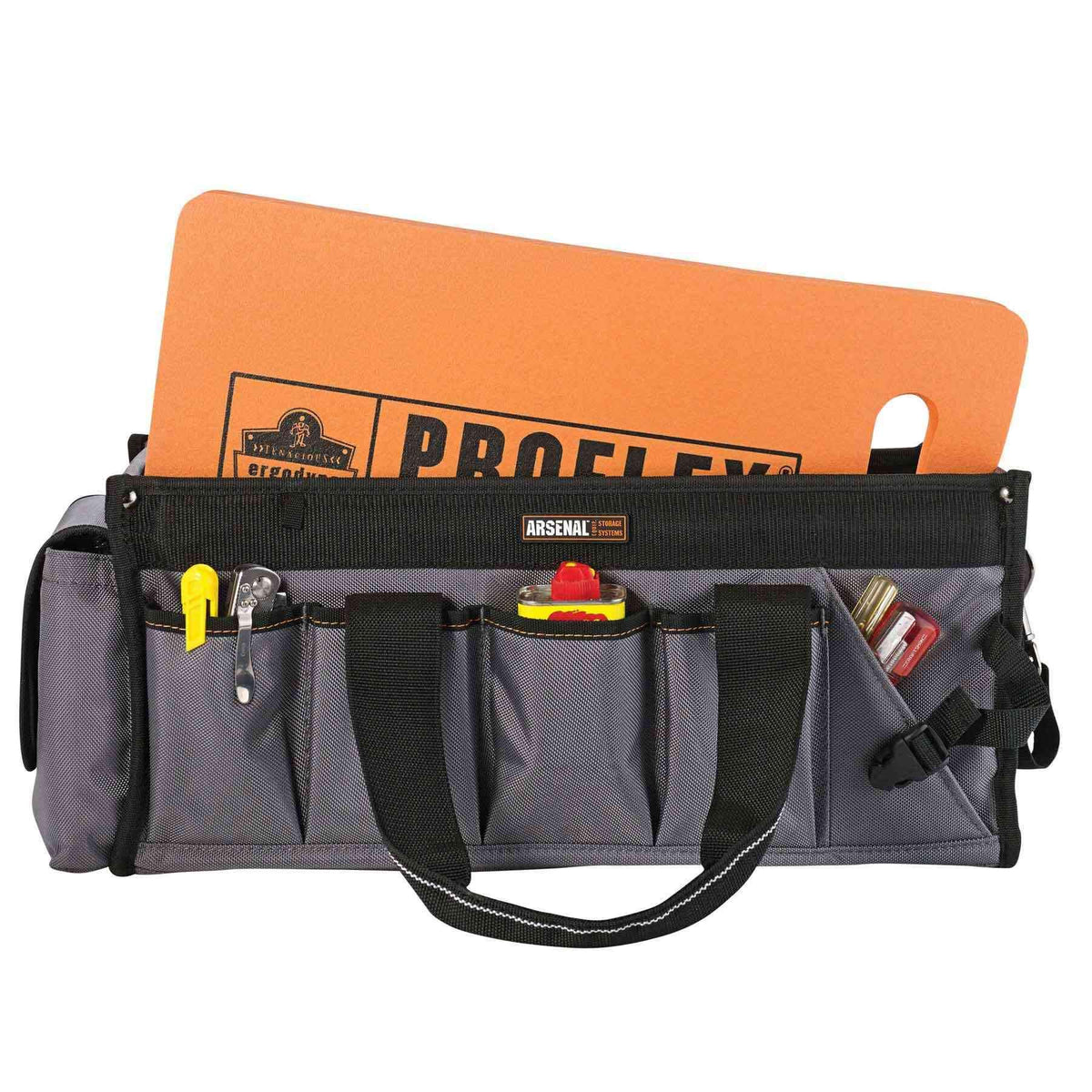 ProFlex 375 kneeling mat protects knees on concrete floors during long tasks