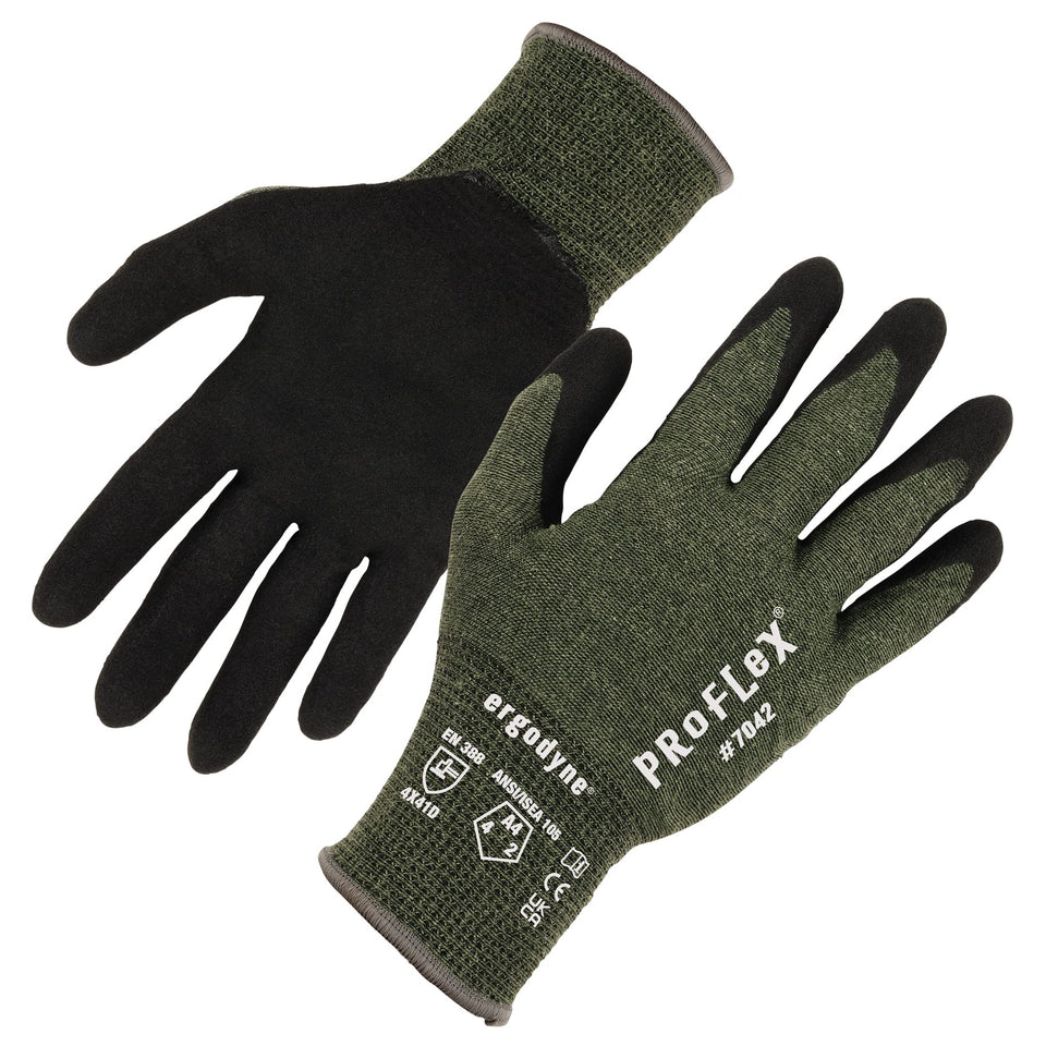 Ergodyne ProFlex 7042 glove with aramid knit shell offering lightweight protection