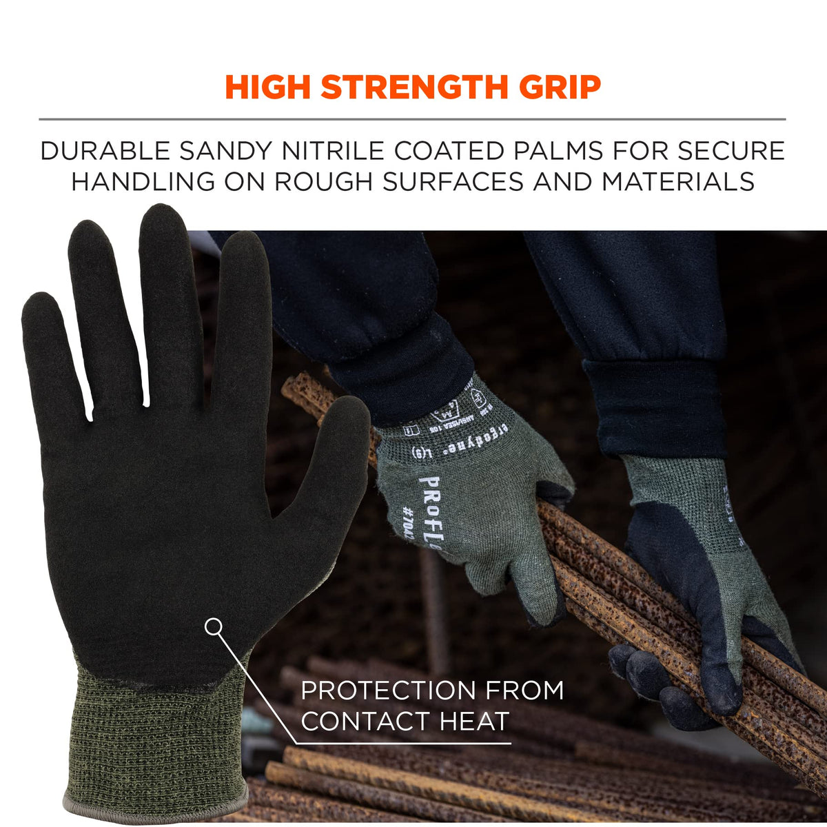 Ergodyne ProFlex 7042 EN407 heat resistance for handling hot materials