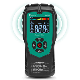 ERICKHILL Pinless moisture meter front view for quick wall dampness checks