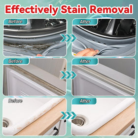 Erigathe gel in a bathroom cleaning shower tiles with no drips.