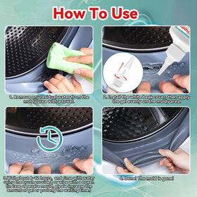 Erigathe gel on silicone seal demonstrating safe use on seals.
