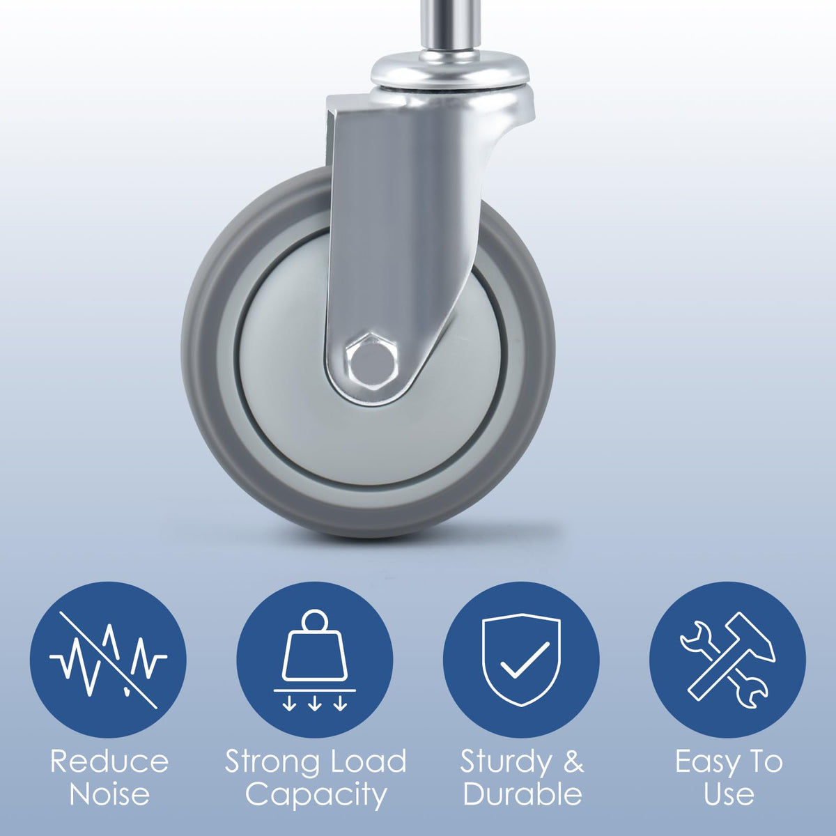 ERKOON 360-degree swivel top plate facilitates versatile gate direction changes.