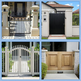 ERKOON heavy-duty gate caster designed to resist rust and wear.