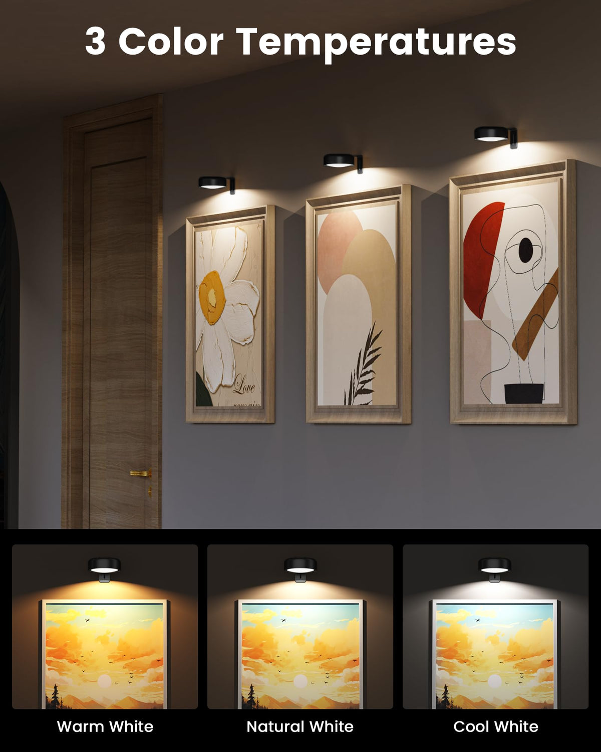 ERMTCTS RGB lighting with twelve colors for dynamic gallery lighting