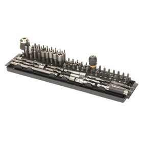 ERNST Bit Boss with 90-bit capacity keeps tools organized.