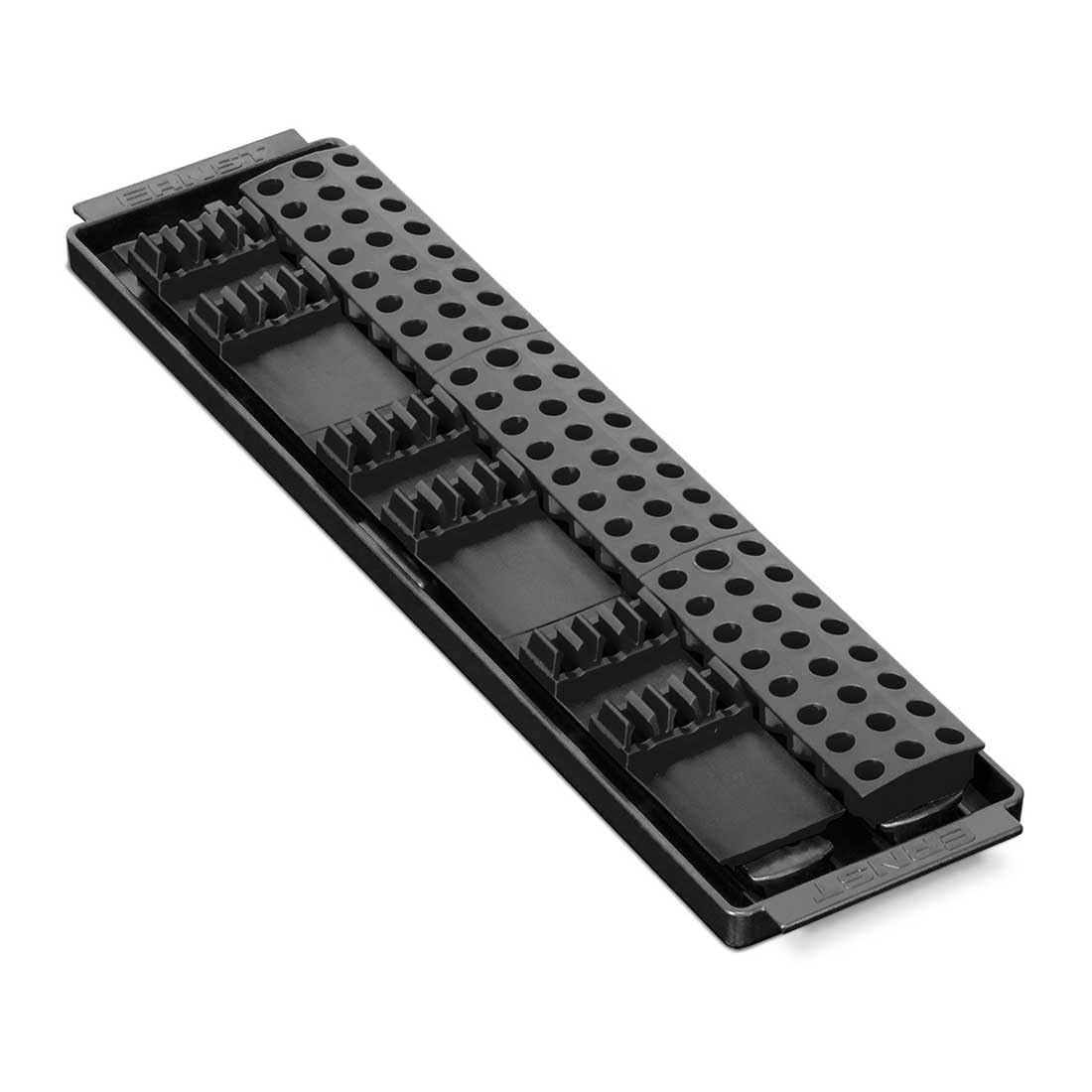 ERNST Bit Boss tray view showing 14.9 inch organizer for secure bit storage.
