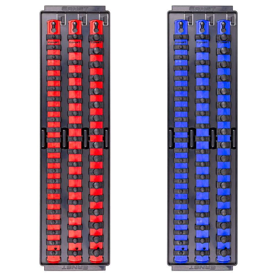 Ernst Manufacturing Socket Boss with 6 rails keeps sockets organized in drawers.