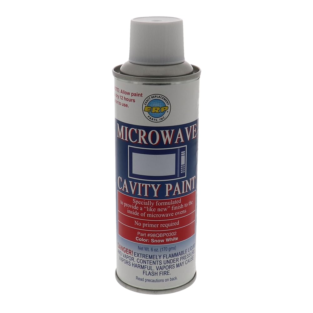 ERP microwave cavity snow white 6oz can restores interior finish
