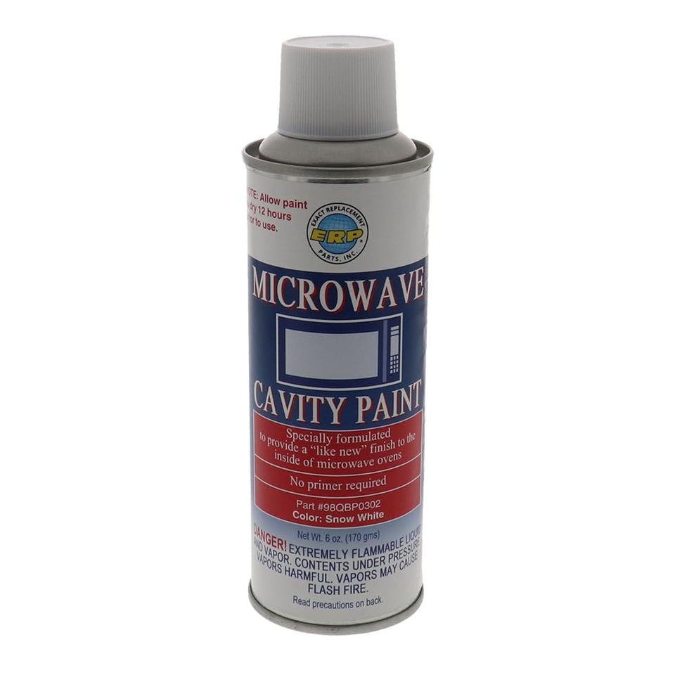 ERP microwave cavity snow white 6oz can restores interior finish