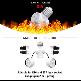 erquiluji e26-to-3prong-outlet demonstrates extra power options