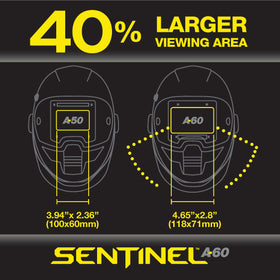 ESAB Sentinel A60 grind mode LED indicator confirms mode at a glance