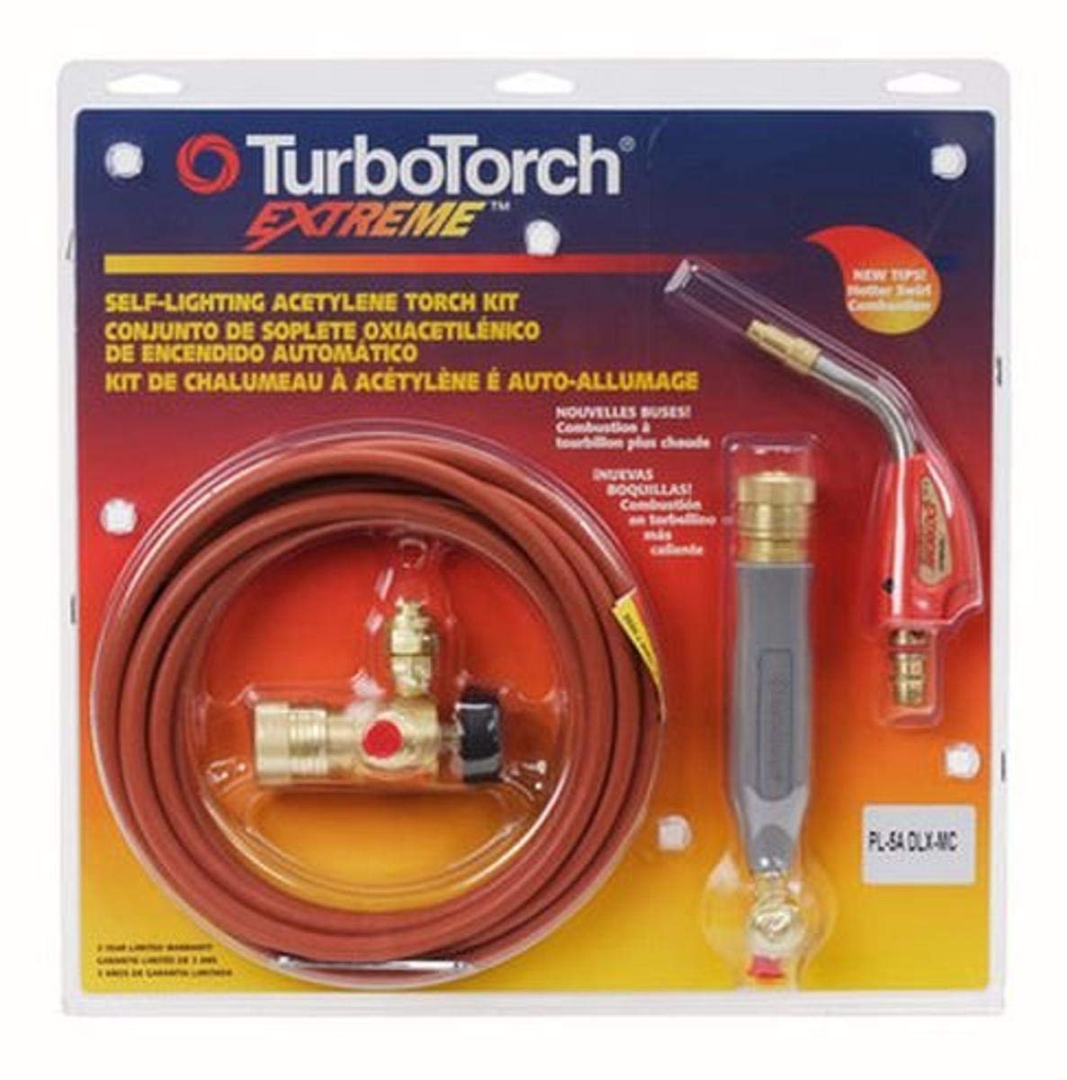 ESAB Turbotorch 0386-0832 PL-5ADLX-MC self-lighting torch kit for fast heating and precise brazing