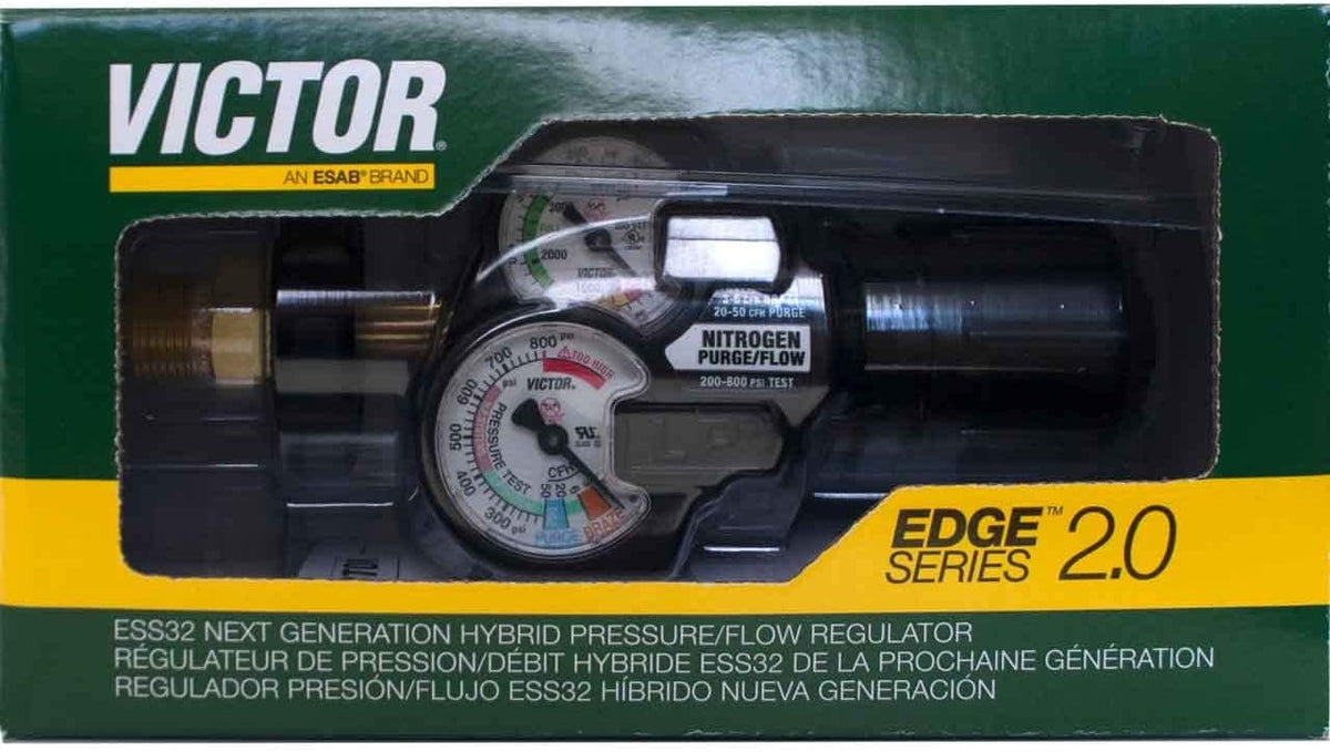 ESAB Victor Edge 2.0 knob with SLAM technology enhances safety and durability.