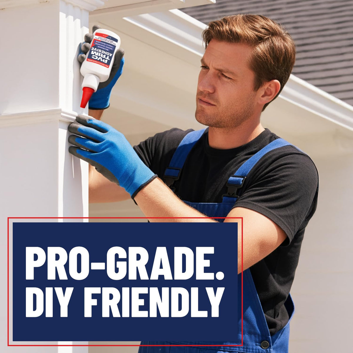 Escentile PVC glue for railings and fascia with lasting beauty.