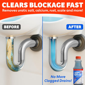 Escentile Urinal Salt Remover rust-scale-dissolution tackles rust and scale formations effectively.