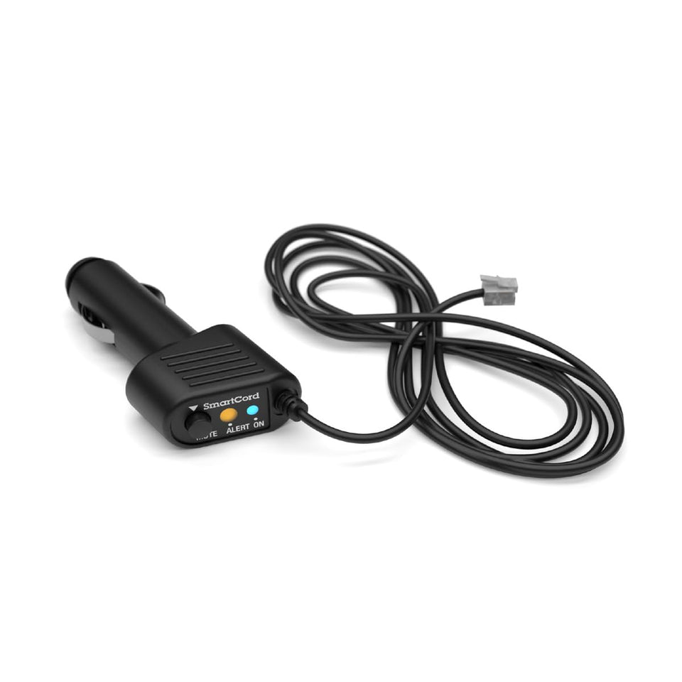 Escort SmartCord straight wire power cord for radar detectors, designed for tidy in-vehicle wiring.