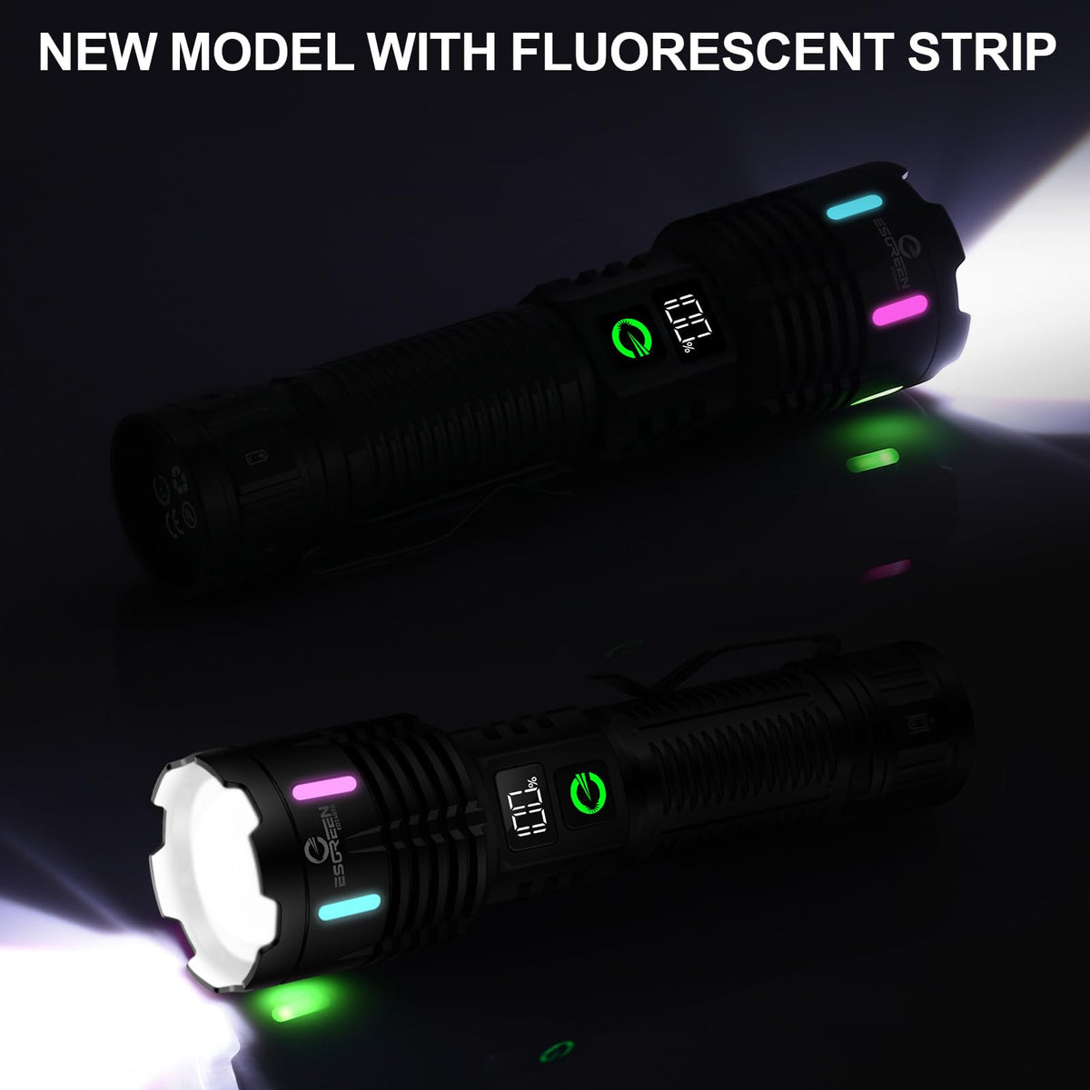 ED2405B adjustable focus control demonstrates long-range visibility in fog.