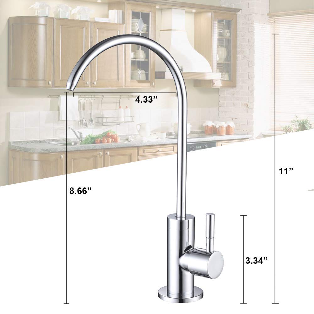 ESOW durable kitchen faucet compatible with filtration systems for daily hydration