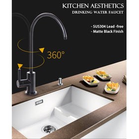 ESOW 360-degree swivel spout for full sink reach.