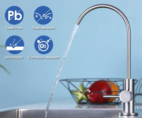 ESOW brushed nickel finish with splash-free performance in daily tasks