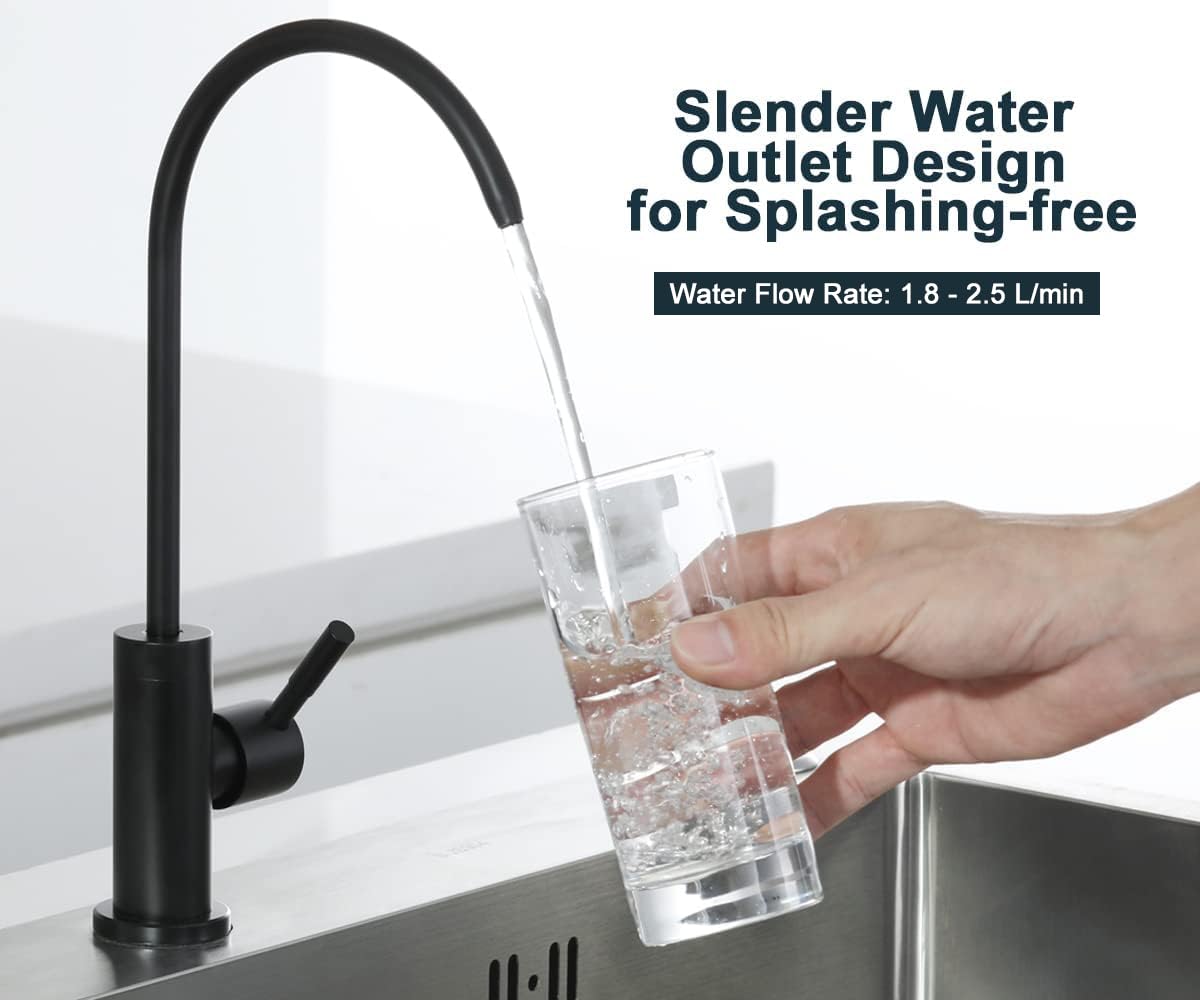 ESOW lead-free SUS304 kitchen faucet for safe water and durability.