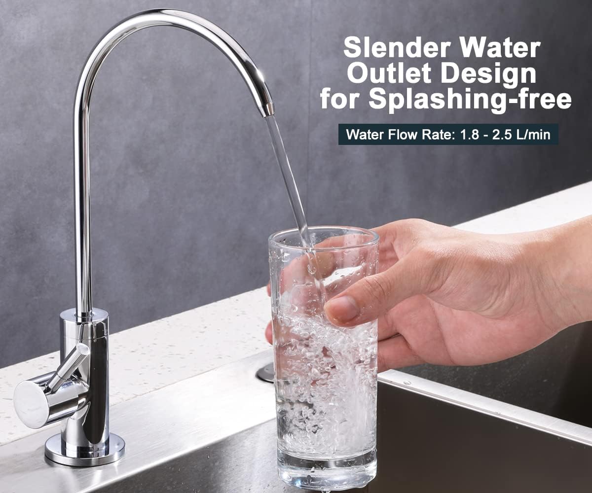 ESOW lead-free SUS304 stainless steel faucet delivers safe, rust-resistant daily performance