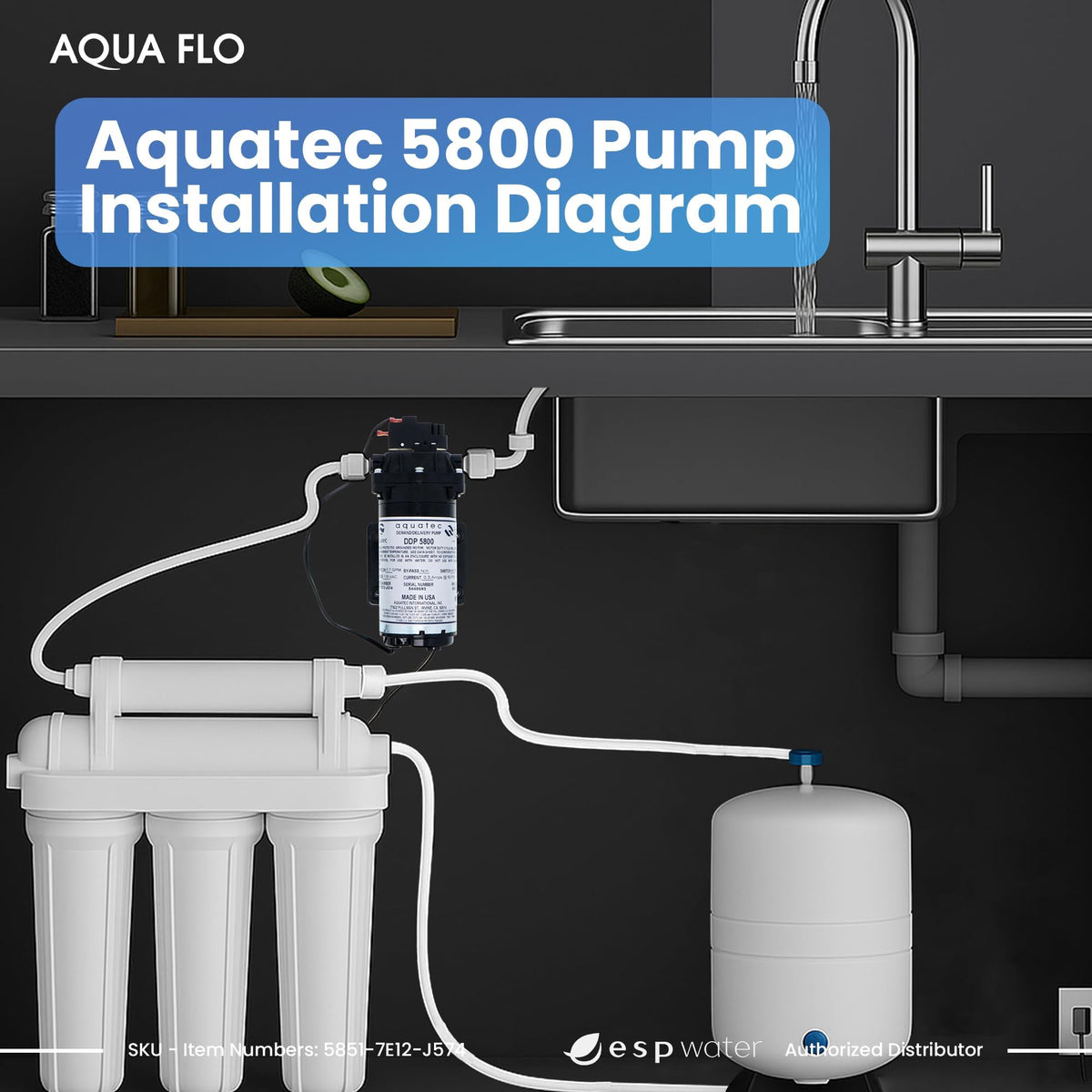 ESP Water Products Aquatec DDP 5800 compact design emphasizes space-saving efficiency