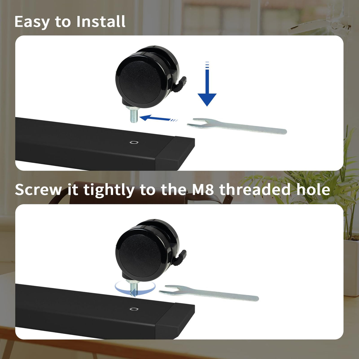 ESpefy easy switch to portable desk configurations for flexible work.