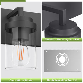 Espird 22-inch wall sconce adds balanced illumination above mirrors.