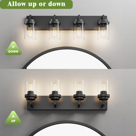 Espird vanity light with dimmable bulbs offering adaptable mood lighting.